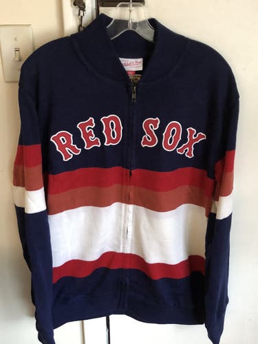 Boston Red Sox Mitchell & Ness Mens MLB FZ sweater L