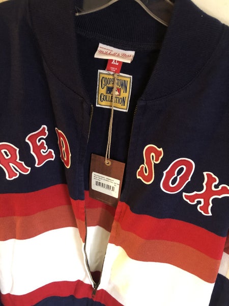 Boston Red Sox Mitchell & Ness Mens MLB FZ sweater XL