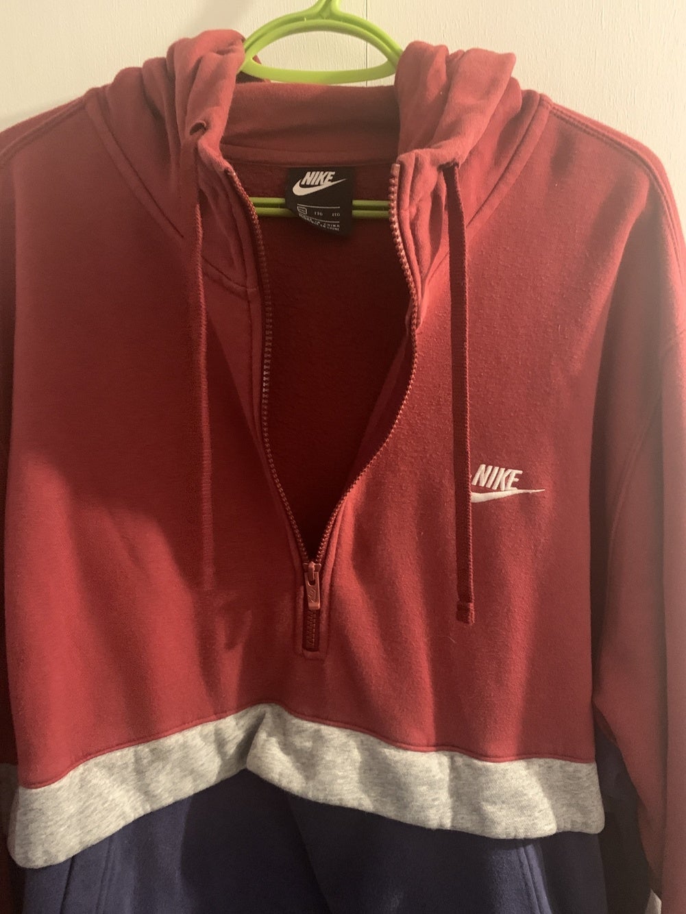 nike air max half zip hoodie