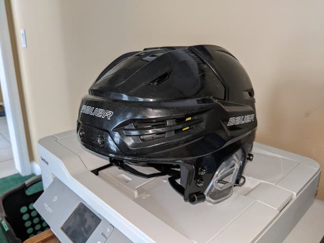 Bauer Re-Akt 95 Black Helmet Used Medium