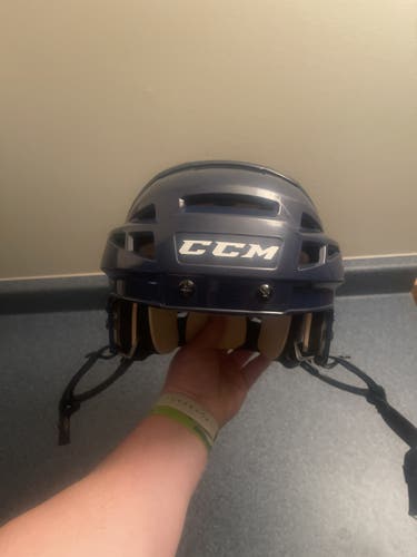 Navy Blue CCM Vector V08 Helmet