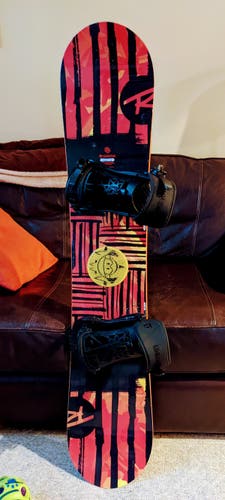 Rossignol Alias Freestyle Snowboard UNION Bindings True Twin Great shape