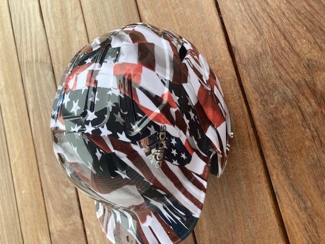 Red White and Blue Batting Helmet New Adidas signature signature helmet BTE00098-CUST8