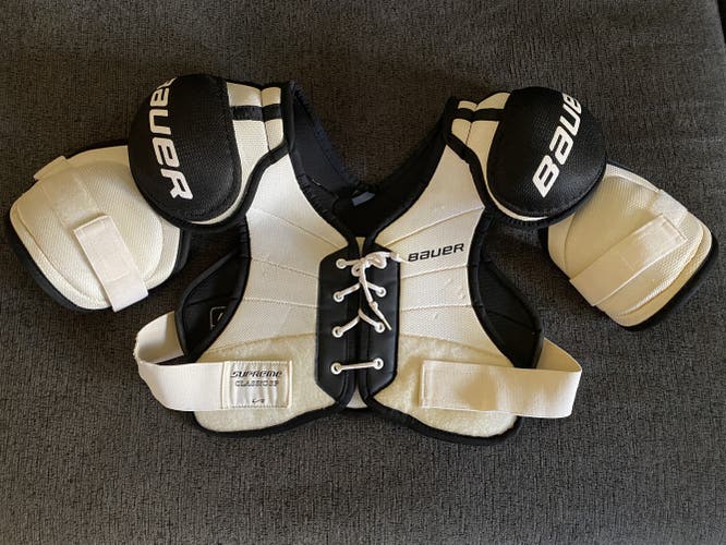 Used Senior Large Bauer Supreme Classic Shoulder Pads