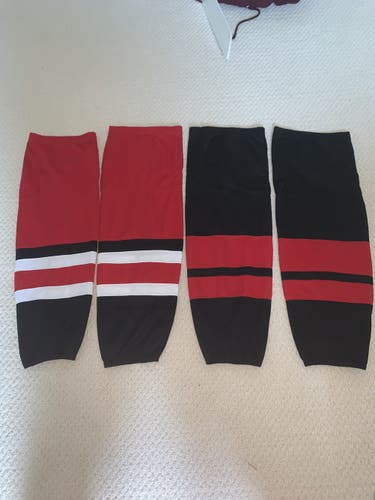 Red Senior Medium  Pro Stock Premium Socks