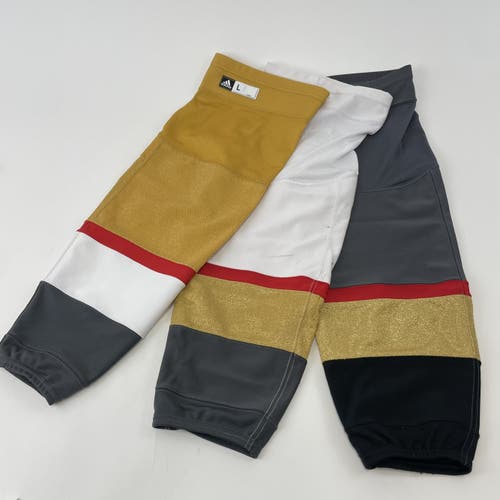 VGK socks - Custom Order - Large Gold NEW