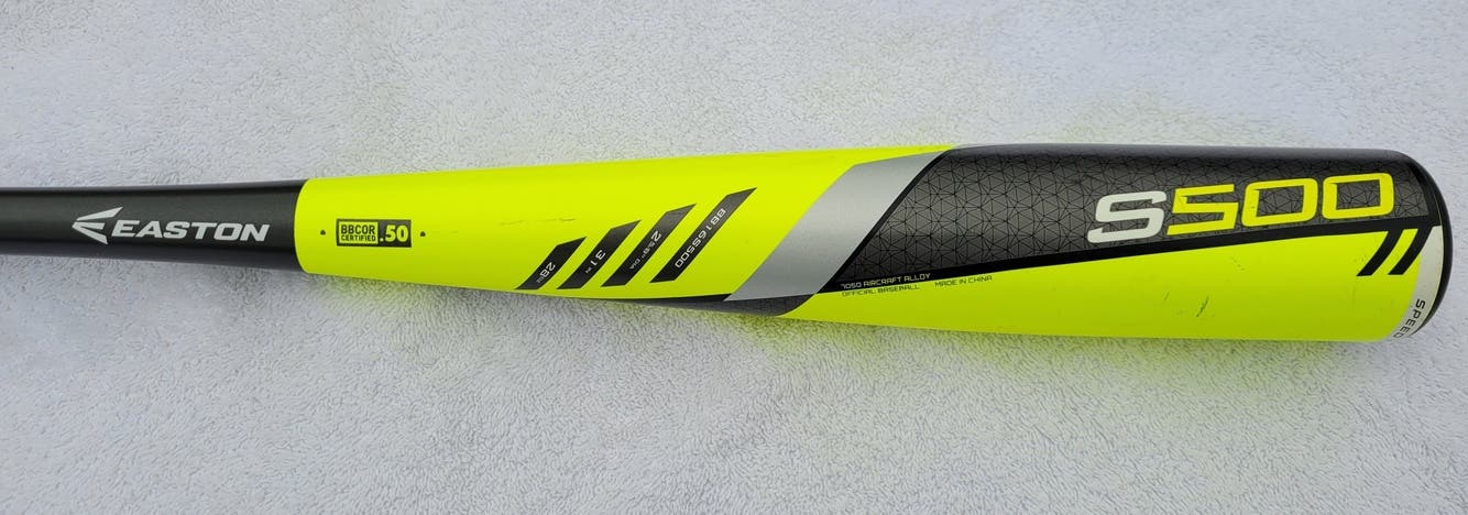 Bat Used BBCOR Certified Easton Alloy S500 (-3) 28 oz 31"