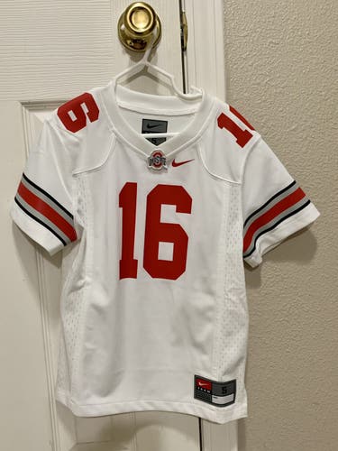 Youth Size 5 Nike Ohio State away football jersey