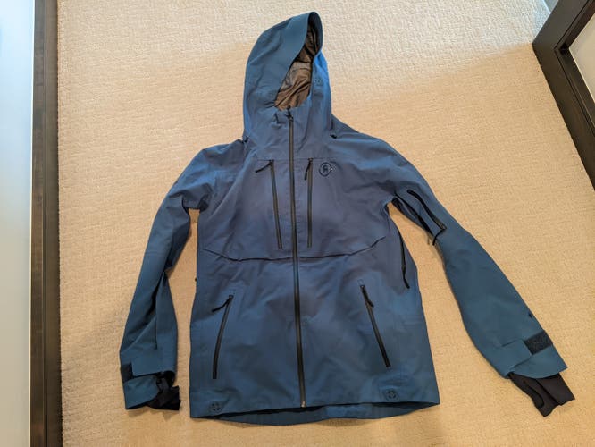 Backcountry Brand GoreTex Blue Ski Jacket Men's Medium