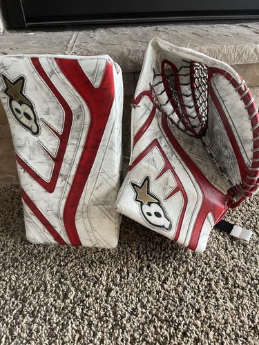 Brian’s Gnetik senior glove and blocker