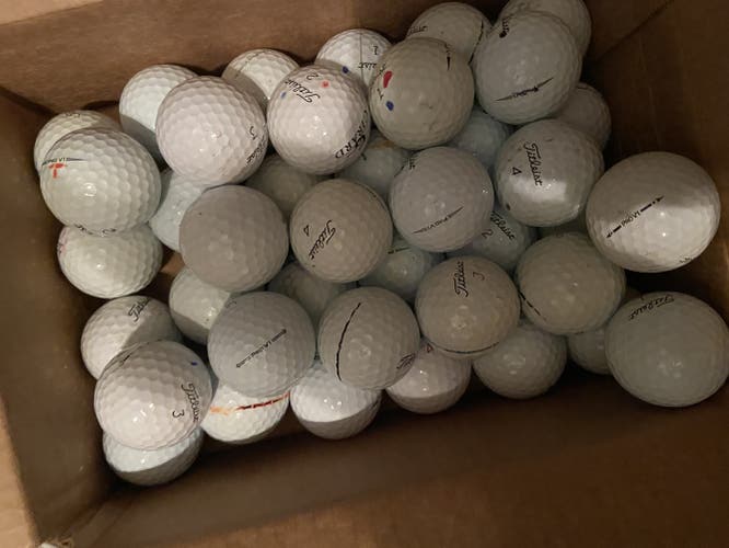 40 Titleist  Pro V1/ Prov1x Golf Balls