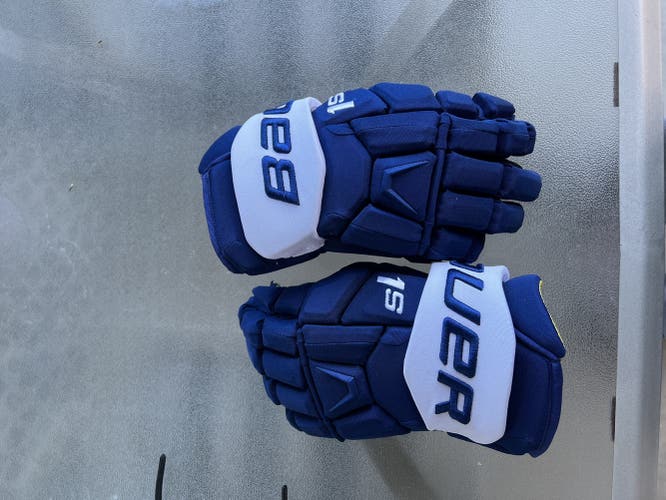New Toronto Maple leafs Bauer 14" Supreme 1S Gloves