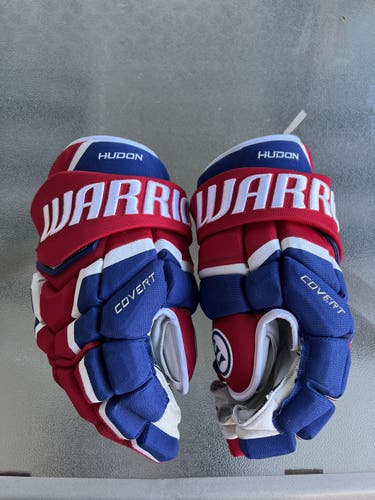 Montreal Canadians Red Senior Warrior 14" Pro Stock Covert QRL Gloves
