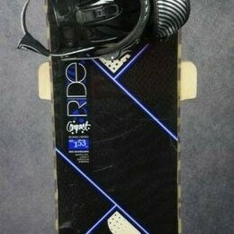 RIDE COMPACT SNOWBOARD SIZE 153 CM WITH SIMS LARGE BINDINGS