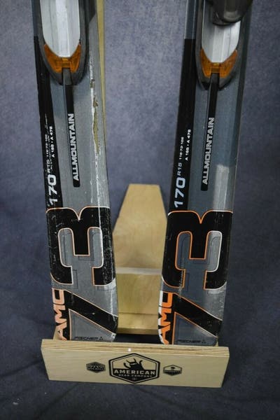 FISCHER AMC 73 SKIS SIZE 170 CM WITH FISCHER BINDINGS