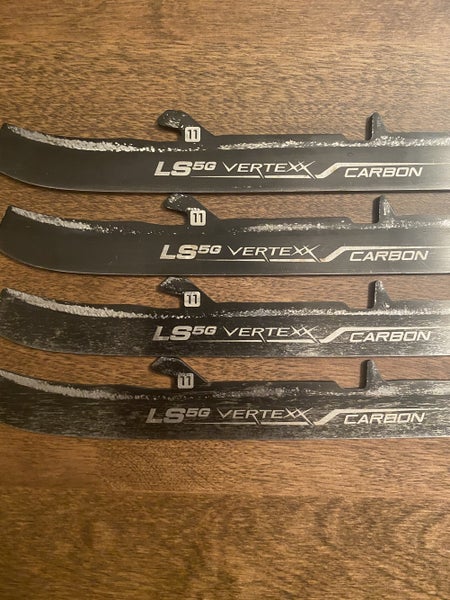 2 Sets LS5G Carbon Vertexx Goalie Skate Blades Great Condition
