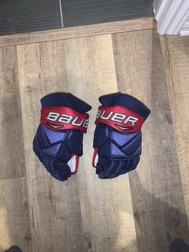 NEW PRO NHL COLUMBUS CALVERT BAUER 1X 14in gloves