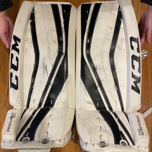 Goalie Leg Pads Used Junior 24" CCM Premier R1.5 "powered by Lefevre"