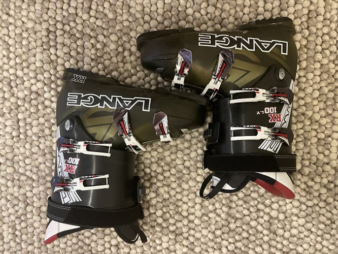 Used Lange RX 100 Ski Boots