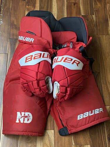 Pro Stock Notre Dame Hounds pants & gloves bundle