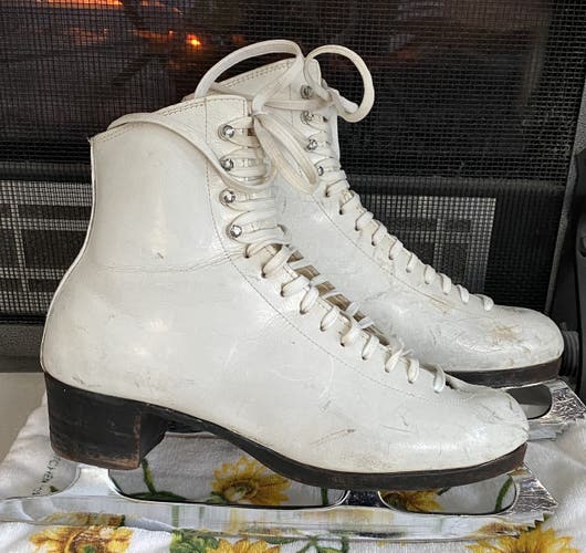 Figure Skates Used Riedell Size 7