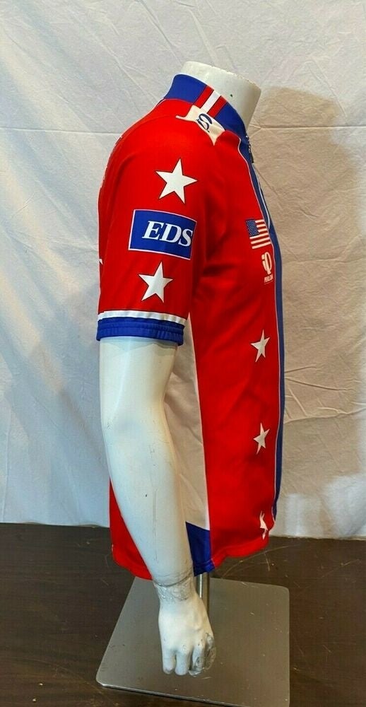 Pearl Izumi Technical Wear EDS USA Coca-Cola 1/4-Zip Cycling Bike Jersey  Men's L