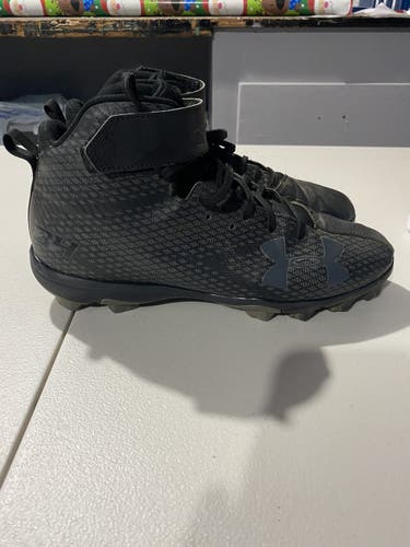 Black Adult Molded Cleats Under Armour Cleats