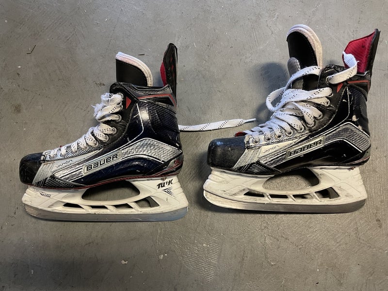 Hockey Skates Senior Used Bauer Vapor 1X Regular Width Pro Stock Size 8