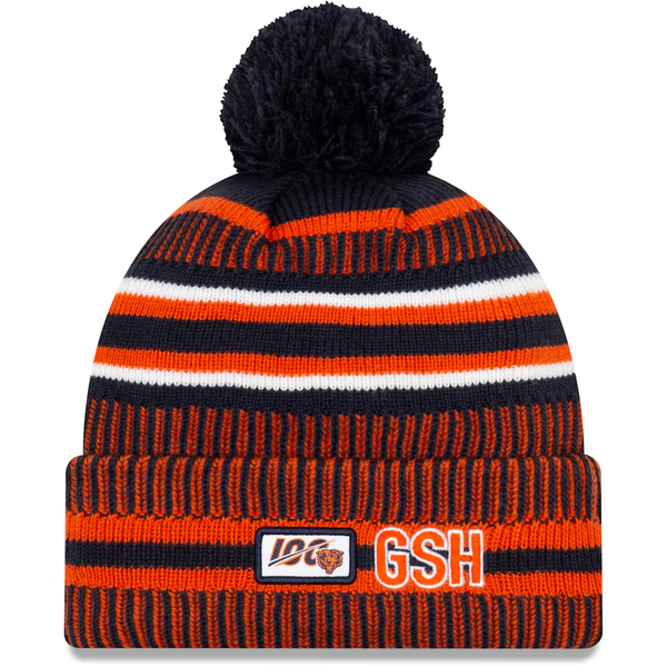 Men's New Era Black/White Cincinnati Bengals 2017 Sideline Cold Weather  Sport Knit Hat