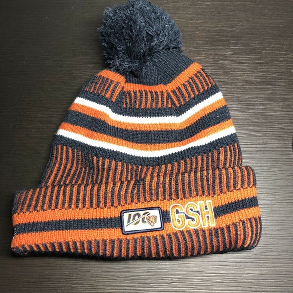 Chicago Bears Knit Winter Hat Beanie New Era Cap On Field Sideline