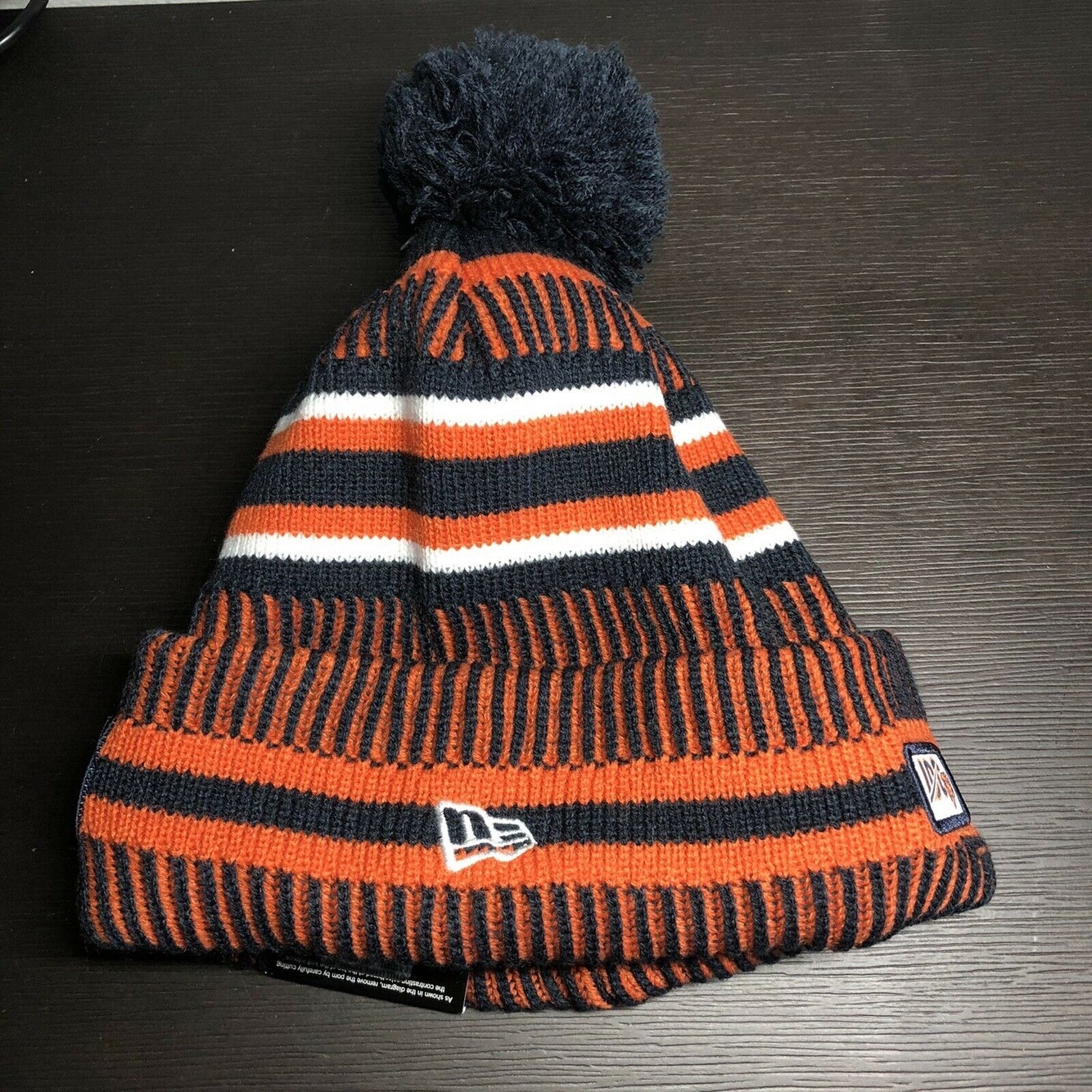 NEW ERA NFL Cincinnati Bengals Pom Beanie Winter SPORT KNIT Hat