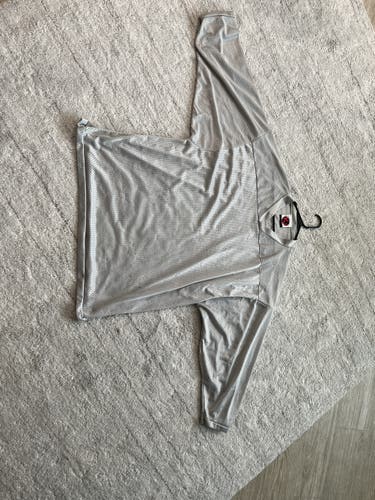 Silver XL Hockey Practice Jersey