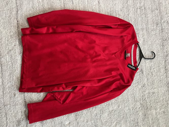 Red Men's XL Hockey Jersey