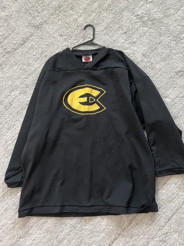Black Used XL Hockey Jersey