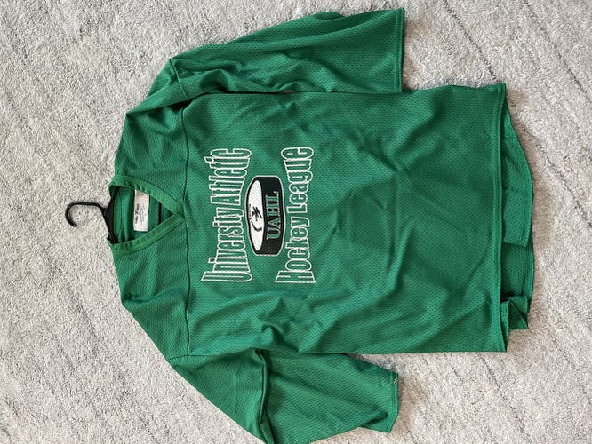 Green Used XL Hockey Jersey