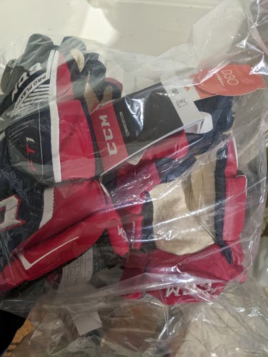 Blue Red Gloves New CCM Jetspeed FT1 13" SR