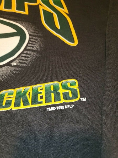 Vintage 1995 Green Bay Packers NFC Champions Salem Sports Sweater Size XL