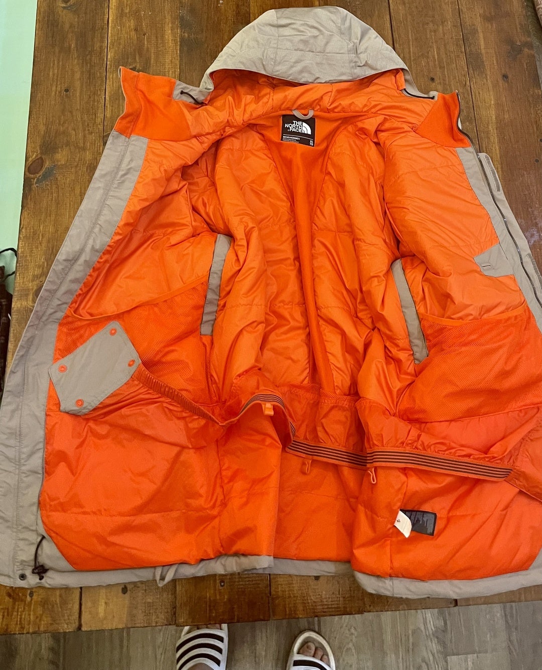 スノーボード THE NORTH FACE RUFUS INSULATED JACKET The North Face Rufus Ski Snowboard Insulated Jacket Tan Orange