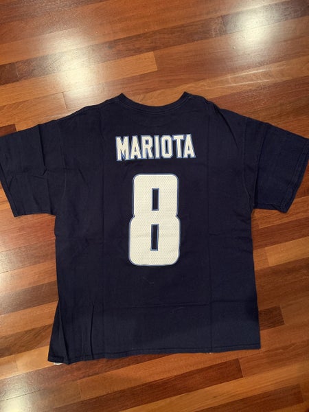 Nike, Shirts, Tennessee Titans Marcus Mariota 8 Nike On Field Men Blue Xl  Nfl Football Jersey