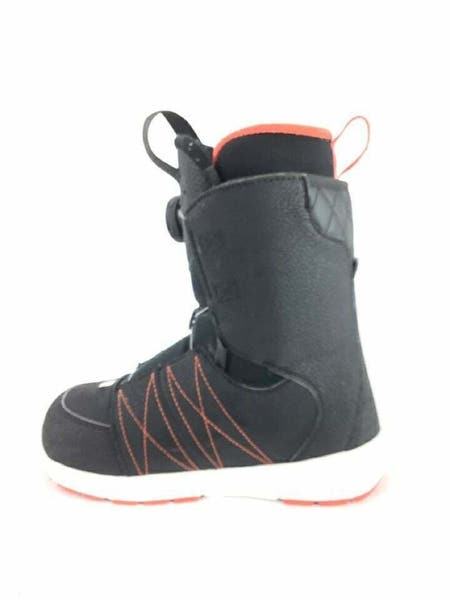 Salomon Launch Boa Jr. Kids Black/Red Size 2.5 Boa Snowboard Boots