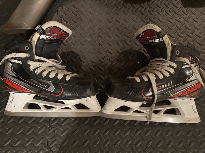 Used Bauer Size 10.5 Vapor X2.9 Hockey Goalie Skates