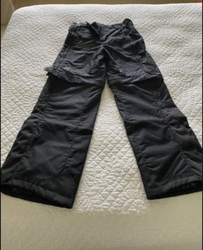 Black Ski Pants Youth Unisex Used Size 18 Spyder