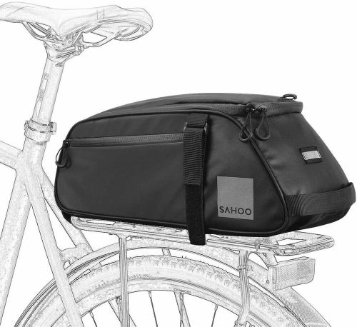 Sahoo Bike Rack Bag 141470 Bicyle Rear Water Resistant 8 Liters 2.11 Gallon