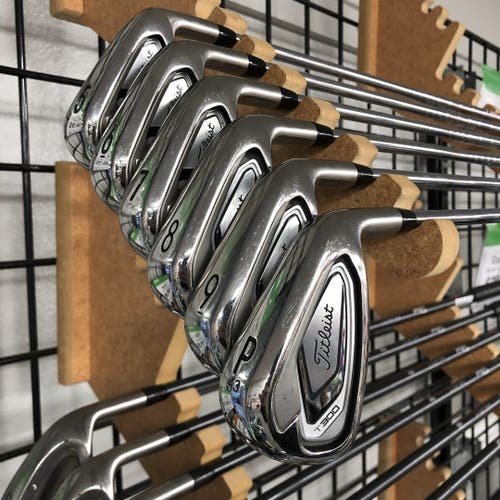 Used Titleist T300 5i-pw Steel Stiff Golf Iron Or Hybrid Sets