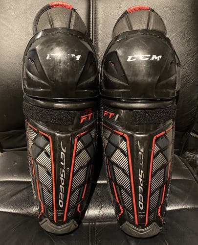 CCM JetSpeed FT1 Shin Pads 13”