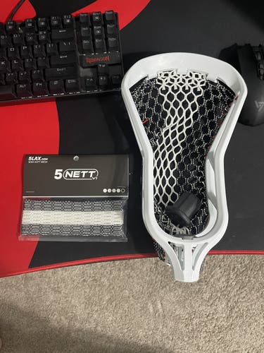 5Lax Clone Strung Lacrosse Head
