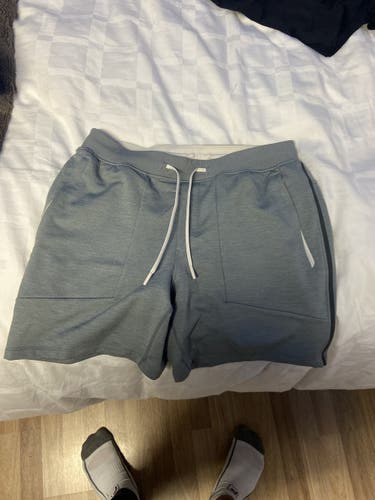 Gray Used Large Lululemon Shorts