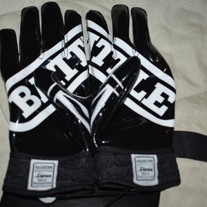 NEW - Battle Ultra Stick Football Gloves, Junior Small