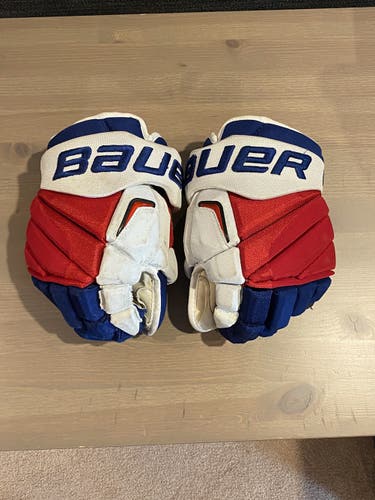 New York Rangers Bauer APX2 Pro 13” Inch Team Issued Gloves