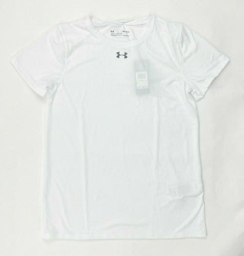 Under Armour Locker T-Shirt Short Sleeve Tee Women's Large White 1305510
